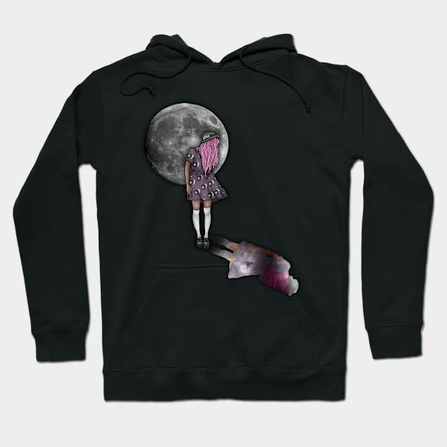 Dark Side of the Moon Hoodie by CylentArt